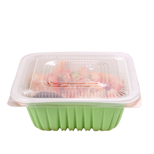 餐具汇一次性加厚方形餐盒50个体验装