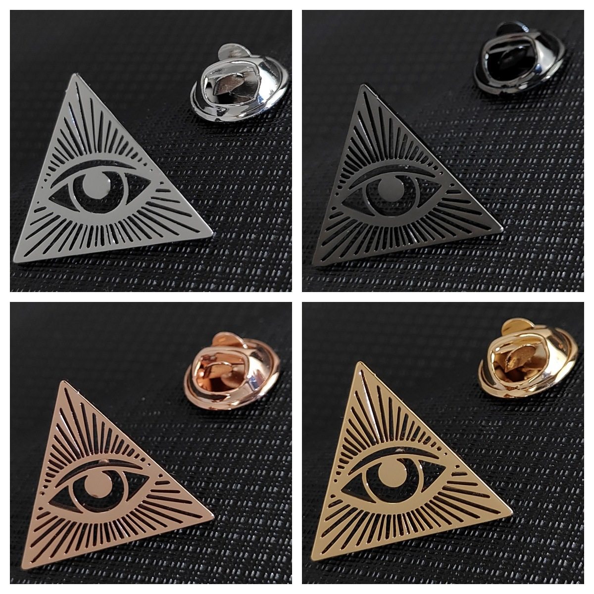 Cross-Border Hot-Selling God's Eye Brooch Cufflinks, Light Luxury Design, Personalized Suit Jacket Accessories