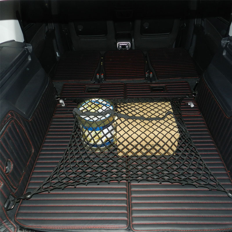 Car Mesh Pocket Trunk Luggage Mesh Pocket Adapted Fors Net Pocket Storage Bag SUVMPV Sharang Fixed Mesh Hood Bag