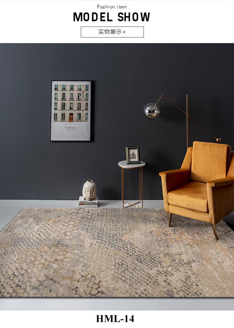 Cổ điển kiểu Trung Quốc mới Phòng khách Sofa Thảm lớn Nghiên cứu Mẫu truyền thống Trung Quốc Phòng ngủ Giường phía trước Thảm dày - Thảm thảm vintage