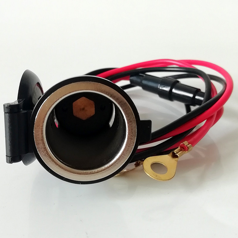 Car cigarette lighter take electric mother car charger socket power DC12V waterproof universal 25mm modified new