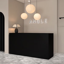 Clothing store bar cashier shop small simple painted black minimalist internet celebrity front desk womens clothing store counter