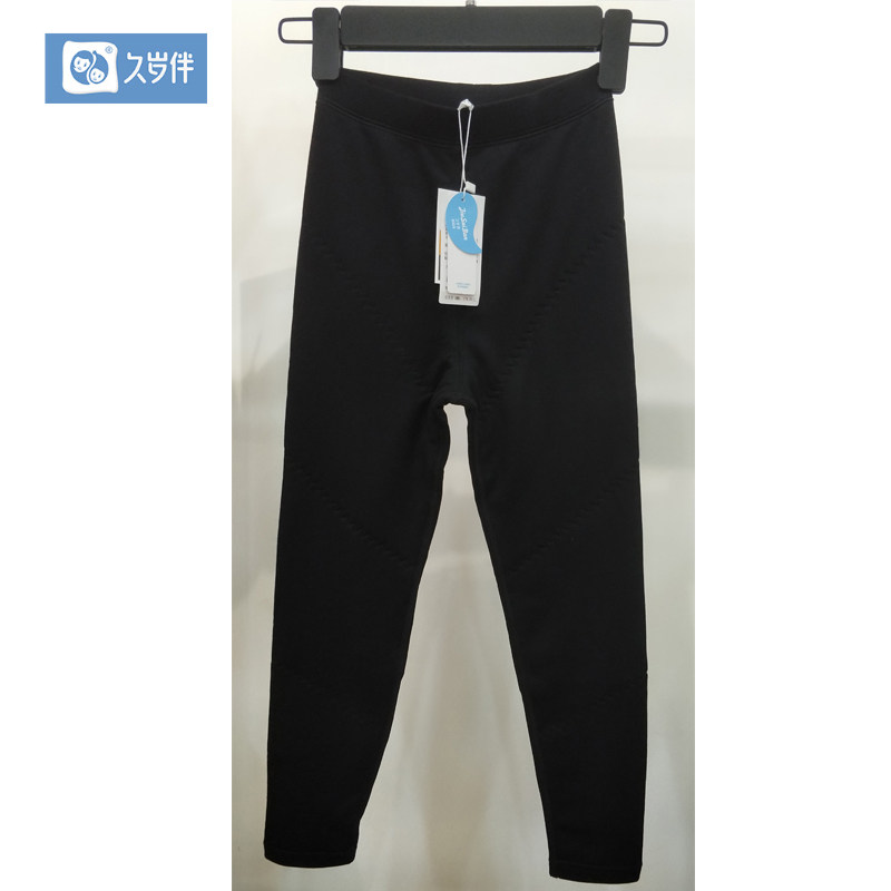 Jiu Sui with the new close-fitting cotton surface heating fiber double-layer warm pants 23495