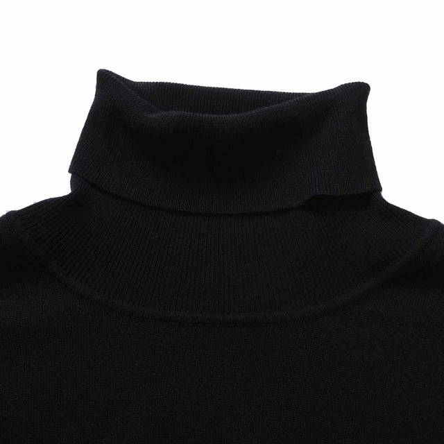 Yuanben Men's High Collar Bottom Sweater Super Comfortable Knitted Sweater Men's Thin Section British Slim Business