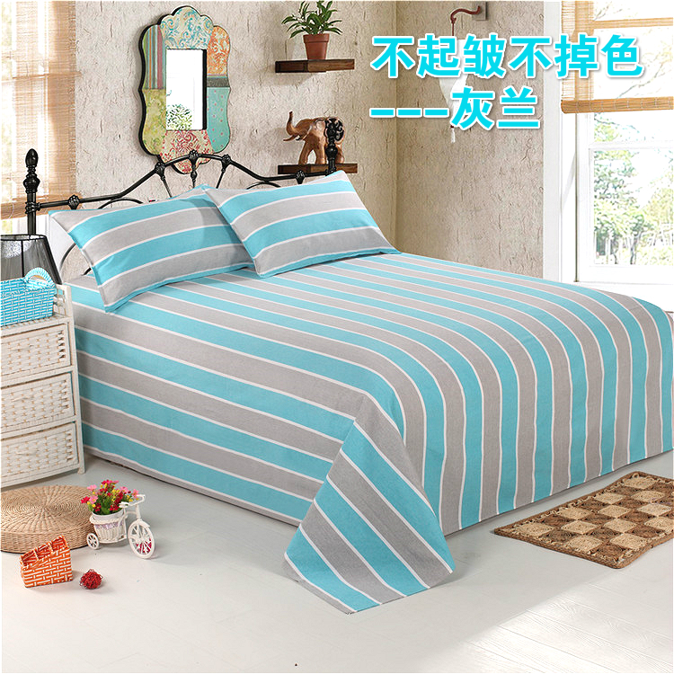 Giải phóng mặt bằng rộng cũ thô vải tấm dày cũ vải thô ba mảnh bốn mảnh quilt cover giường 1,5 m 1,8 m