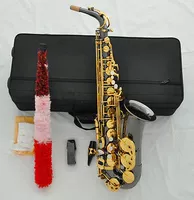 Miyoko Eb alto saxophone niken đen vàng chuyên nghiệp phương Tây chơi một loại nhạc cụ saxophone / ống đàn guitar cordoba