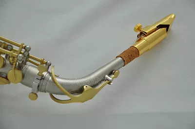 Mua sắm saxophone bạc niken giữa ống vàng đen ngọc trai chuyên nghiệp chơi nhạc cụ saxophone / ống