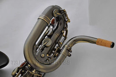 Mua sắm Saxophone Chuyên nghiệp Taishan Antique Eb Baritone 2 Nhạc cụ Đức Saxophone / Tube - Nhạc cụ phương Tây