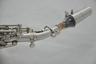 Mua sắm saxophone UnbrandedBb cong bạc phương Tây chơi nhạc cụ saxophone / ống đàn vĩ cầm