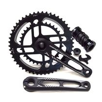 Jiankun CNC hollow 11-speed 22-speed road bicycle road car single disc double disc hollow one-piece crank tooth plate