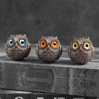 Owl Beads Pendant - Creative home handicrafts and cute desktop decorations