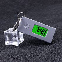 New work exam examiners Developed Mute Electronic electronic Luminous Portable Backpack Key Buckle Small Hanging Watch Triangle Mini