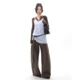 Оригинальный черный рюкзак, сумка через плечо, изысканный стиль