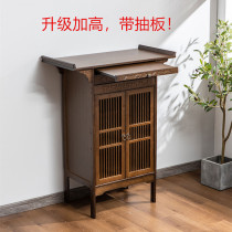 Add High for Taiver Table Buddha table Shentai Buddhist shrine case Home Finance God Tribute Desk for Table Foetable Living Room Solid Wood Incense Case