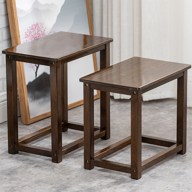 Small stool Home SHORT BENCH SMALL BENCH CHILDREN LIVING ROOM SOFA BENCHES SMALL CHAIRS SOLID WOOD SQUARE BENCH FOR SHOES WITH SMALL WOODEN BENCH