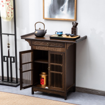 New Chinese Dining Side Cabinet Light Extravagant minimalist Living room Hyun Guan Cabinet Modern Shelve integrated by wall Home Wine Locker