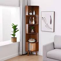 Chinese style tea set shelve shelve tea leaf frame living room tea room antique pendulum pieces display case tea room Xiaobou shelf