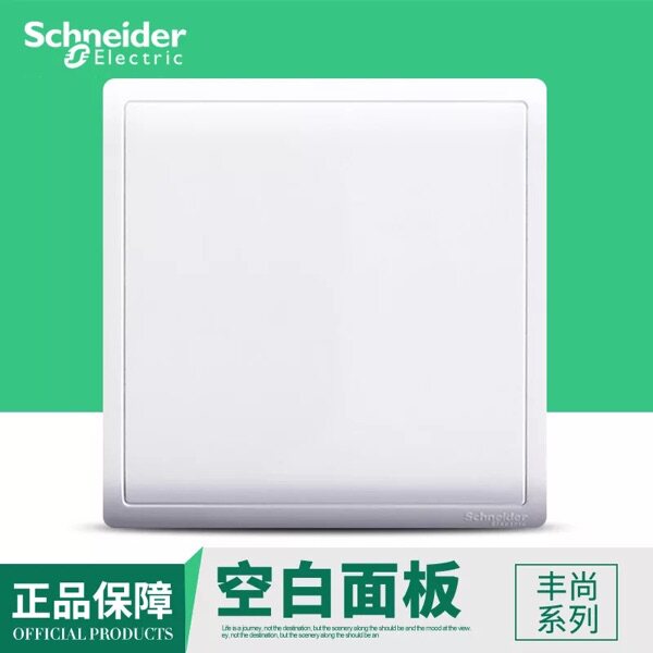 Schneider Switch Socket Fonyet White Home 86 Type Wall Concealed embedded blank panel Fill empty cover