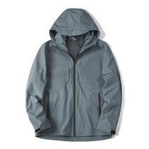 XXX series windproof and waterproof and breathable laser cutting without mark-pressed rubber mens even hat casual jacket