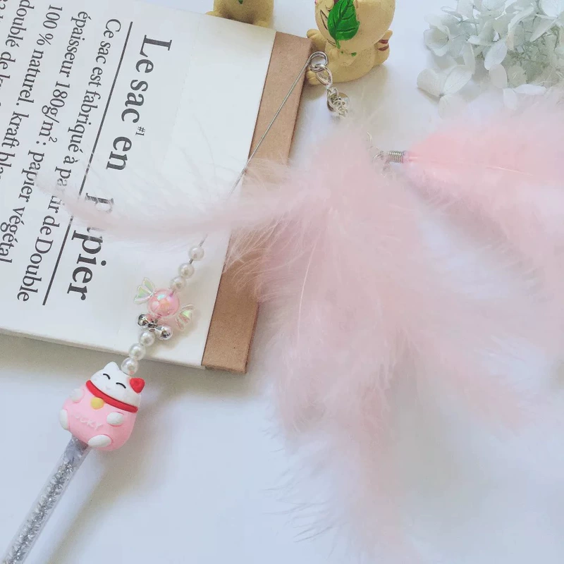 Thủy thủ Mặt trăng Sao Mặt trăng Ma thuật Hài hước Mèo Stick Tua Mèo Đồ chơi Fairy Stick Pet Vật tư - Mèo / Chó Đồ chơi