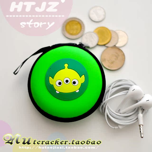 Khâu cartoon gói tai nghe nhận gói dễ thương xách tay kỹ thuật số lưu trữ dữ liệu miễn phí dòng kết thúc - Lưu trữ cho sản phẩm kỹ thuật số túi đựng tai nghe không dây