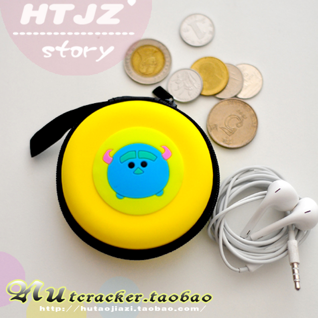 Khâu cartoon gói tai nghe nhận gói dễ thương xách tay kỹ thuật số lưu trữ dữ liệu miễn phí dòng kết thúc - Lưu trữ cho sản phẩm kỹ thuật số túi đựng tai nghe không dây
