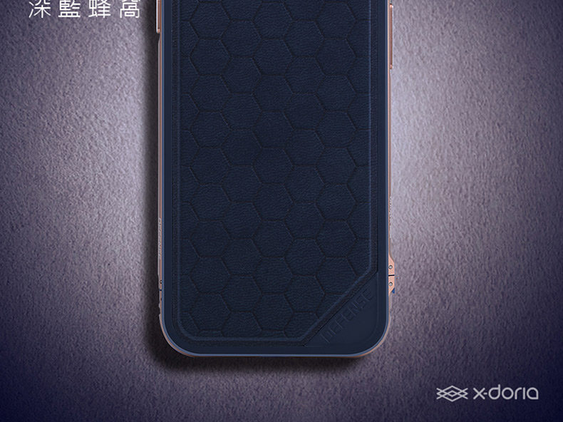 X-Doria Defense Lux Military Grade Tested Anodized Aluminum Leather TPU Polycarbonate Protective Case for Apple iPhone 7 Plus &