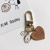 SNOOPY Snubiairpods pendant key button buttoned bag ornament