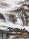 Traditional Chinese painting mountain scenery freehand landscape painting cornucopia of Li River Gorge landscape smooth sailing living room decoration painting