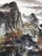 Traditional Chinese painting mountain scenery freehand landscape painting cornucopia of Li River Gorge landscape smooth sailing living room decoration painting