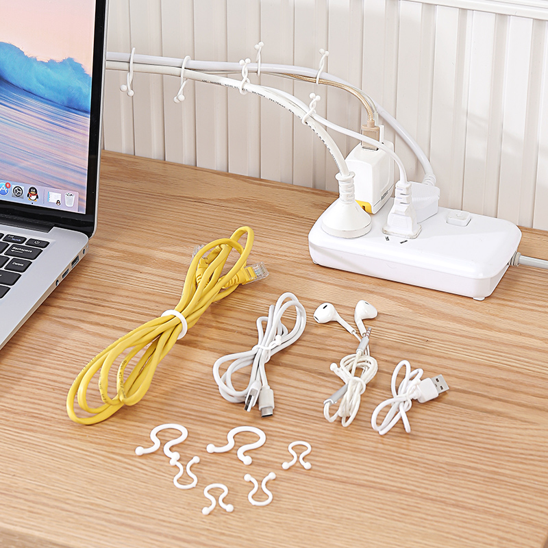 Japanese-style creative small wire buckle bending multi-purpose wire clip to receive power clip wire harness holder