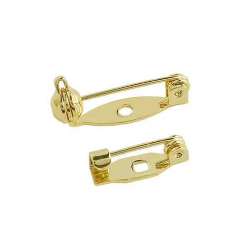 Безопасная брошь, медные качественные аксессуары на лацкан ручной работы, 5 шт, DIY