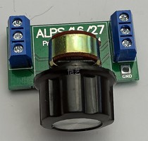 D-axis double 6-pin volume potentiometer board knob cap free welding wiring original imported ALPHA potentiometer board