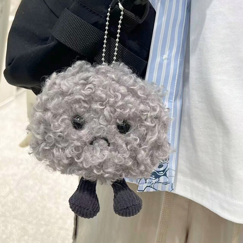 Fun Cloud Baby Pendant Cute Plush Cloud Keychain Birthday Gift Bag Gray Cloud Ornament Fun Cloud Baby Pendant Cute Plush Cloud Keychain Birthday Gift Bag Gray Cloud Ornament