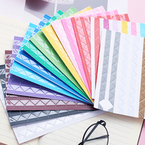 Korean color photo corner stickers Corner stickers DIY decorative album small triangle handmade photo DIY accessories package