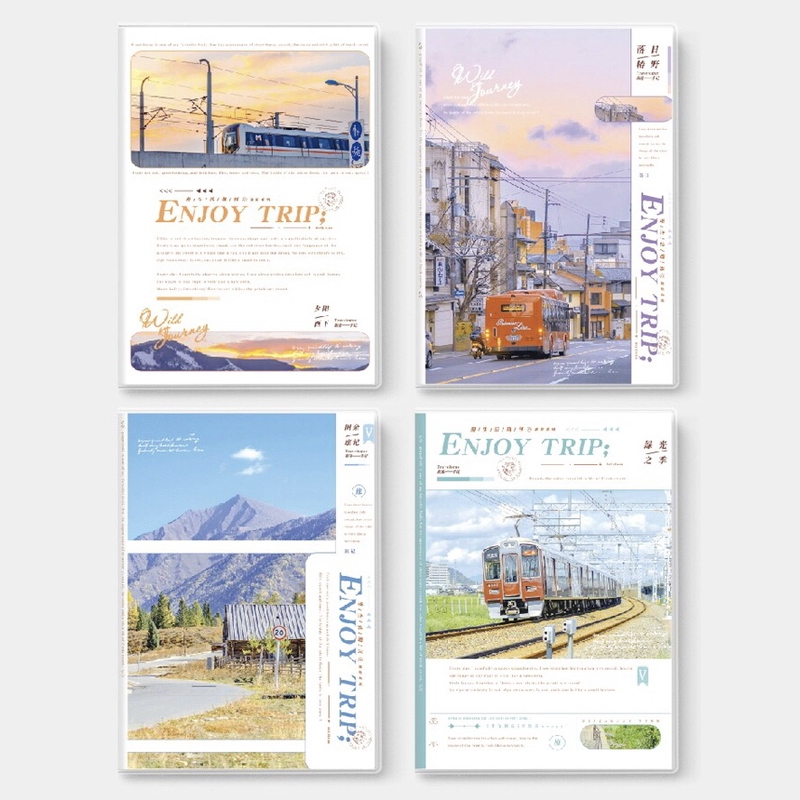 25K100 Soft Cover Notebooks with a Fresh Design in Chinese Style for Graduate School, High School, and College Students