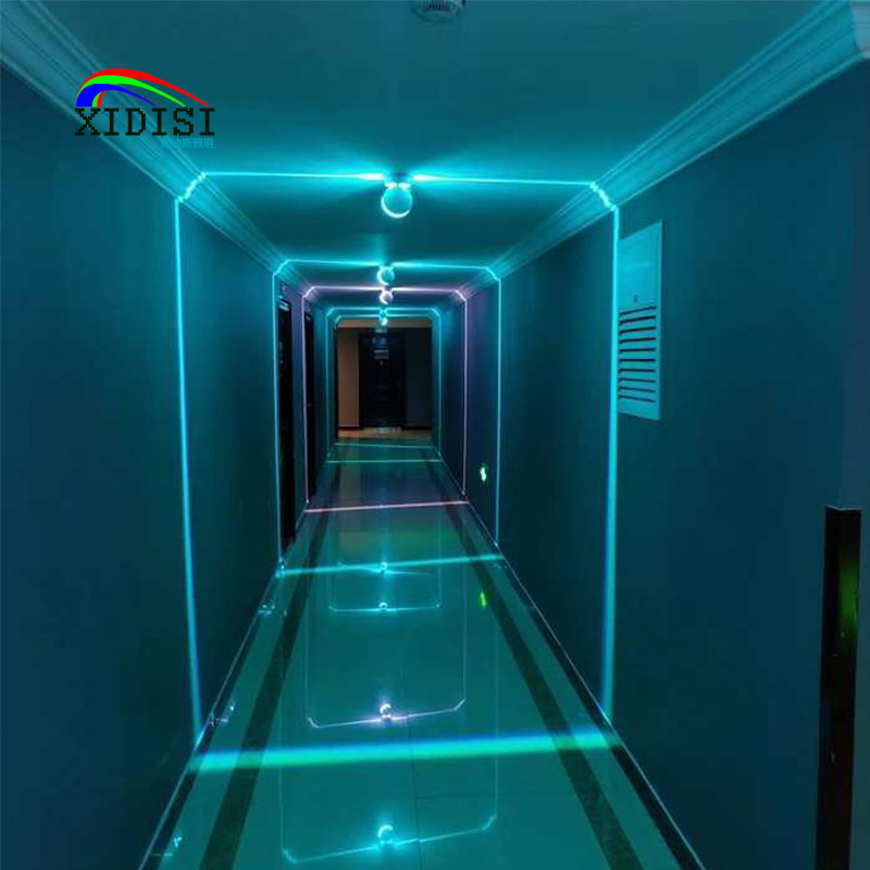 led line lamp window lamp ktv color lamp outdoor waterproof wall lamp home corridor aisle decorative lamp ray lamp