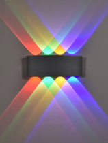 Colorful LED Wall Lamp Colorful Lamp Background Wall Decorative Lamp KTV Bar Net Red Douyin Aisle Spotlight Corridor Lamp