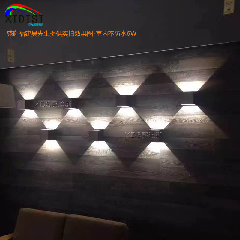 Postmodern Simple Wall Lamp Outdoor Waterproof LED Bedroom Bedside Creative Living Room Corridor Light Hotel Aisle Wall Lamp