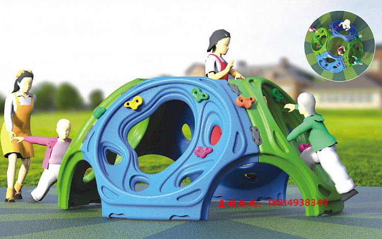 Children Outdoor Climbing Racks Kindergarten Molecular Climbing Drilling Holes Large Labyrinth Drill Holes Rock Climbing Slides Combined Paradise-Taobao