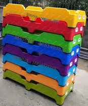 Kindergarten childrens bed nap plastic sheet single-person custody lunch break stacking bed early education center childrens crib