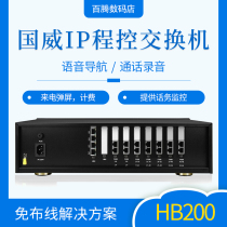 Guowei HB200 network IP program-controlled telephone exchange VOIP network program-controlled telephone IPPBX call recording