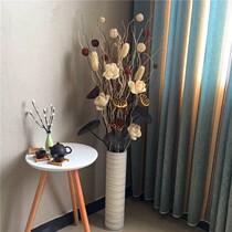 Floor-to-ground high-level dried flower dragon Willow scented Willow dry branches natural branches decoration living room floor porch partition window dry