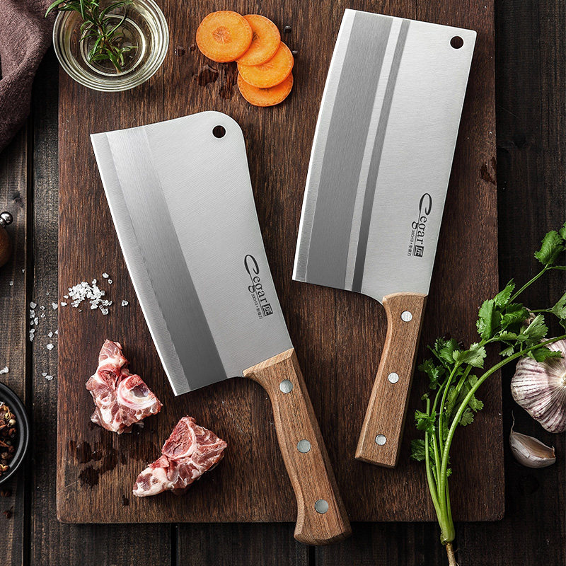 Craftsman brand kitchen utensils household kitchen knives stainless steel chef's special hand-cutter knife sharp rust-free grinding