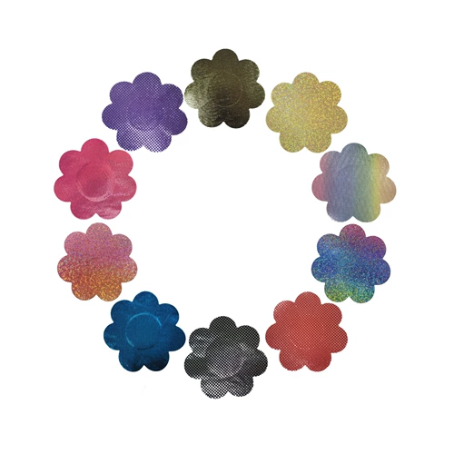 Одноразовые милые наклейки на соски, дышащее блестящее защитное белье