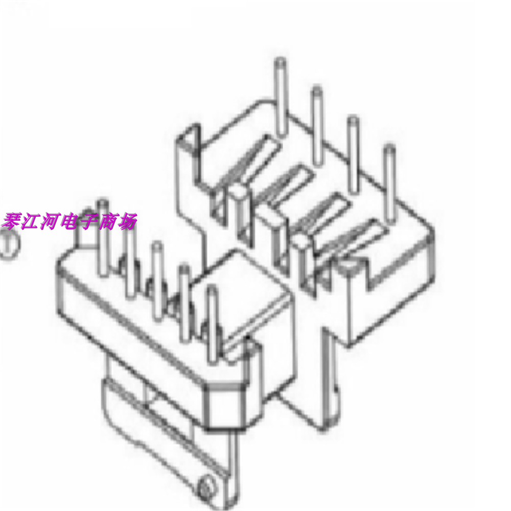 EE19 magnetic core skeleton horizontal 5 4 unilateral widening ten sets a pack