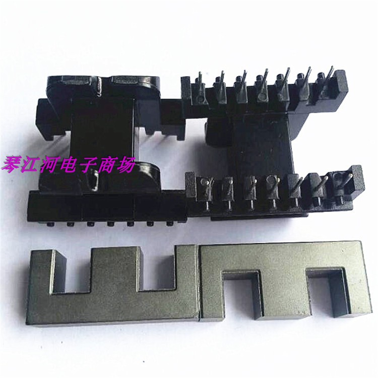 EE0 EE0 EI40 high frequency transformer magnetic core horizontal skeleton 7 7-pin ten cover pack