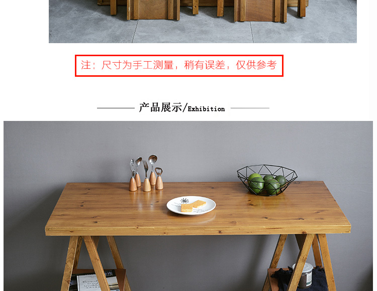 Ưu đãi đặc biệt giải phóng mặt bằng đơn giản bàn gỗ Nhật Bản zakka cửa hàng tạp hóa có thể gập lại thiết kế ban đầu bằng văn bản - Bàn giá bàn học cho bé