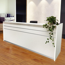 Beijing Office Front Desk Brief Fashion Reception Desk Company Front Office Combined Bar Desk Special Reception Desk Set to Do