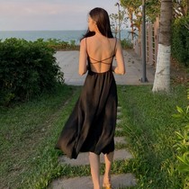 Phuket Beach Dress Women Summer Thailand Seaside Holiday Dress Sanya Bali Skirt Slim Dress Super Fairy
